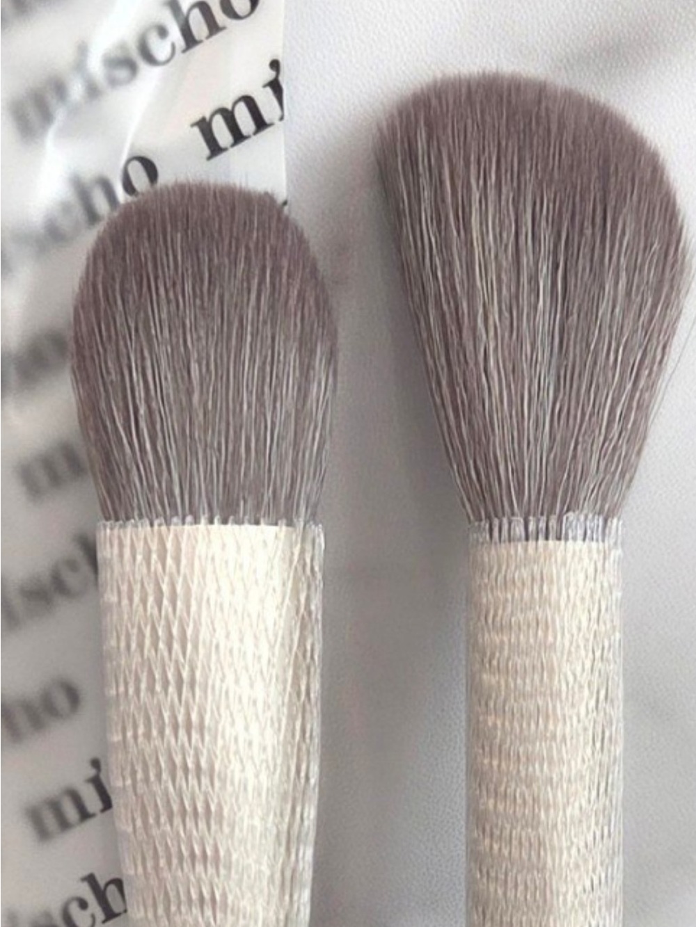 Mischo Beauty Makeup 2 Piece Blush Brush Set